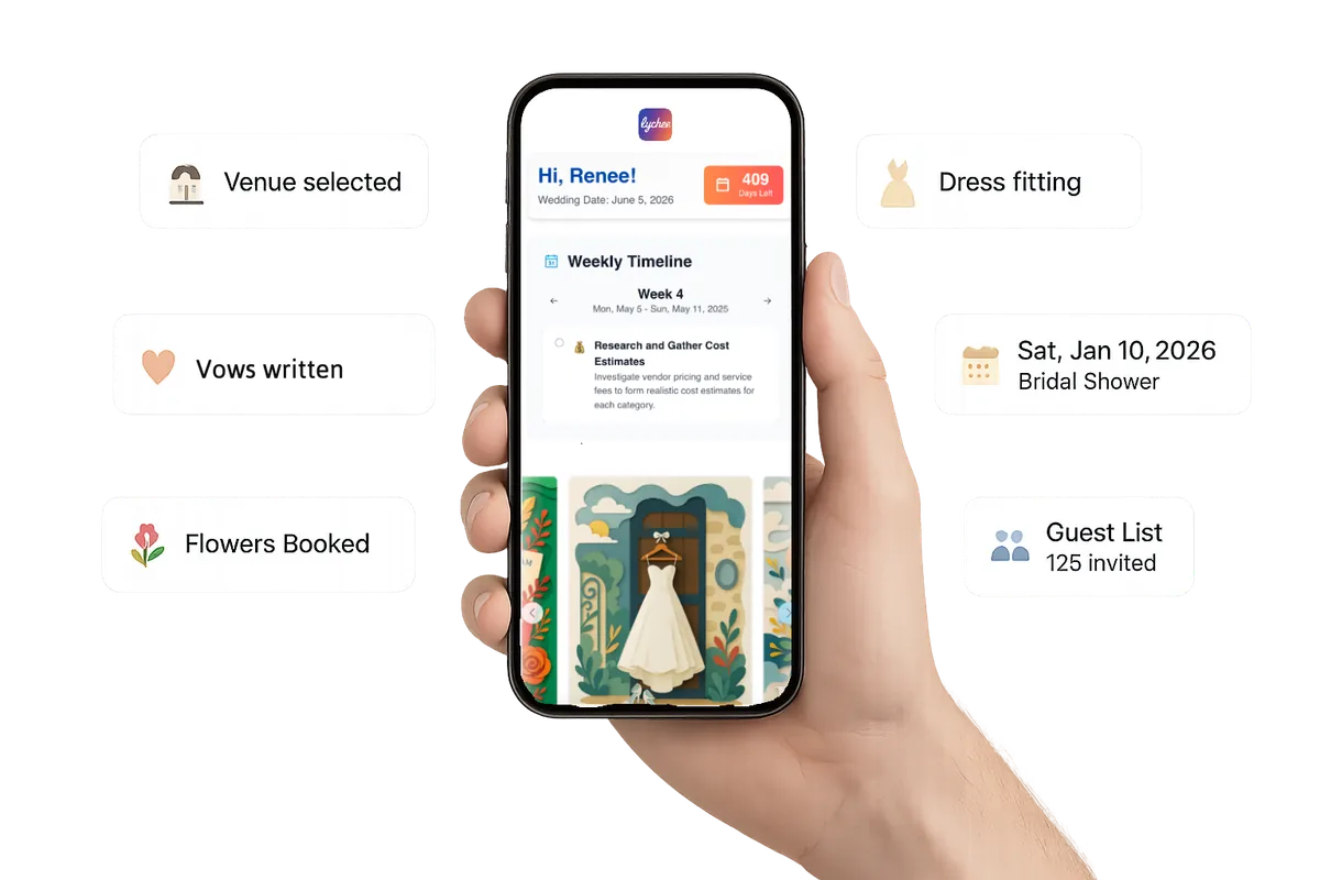 Lychee wedding planning app